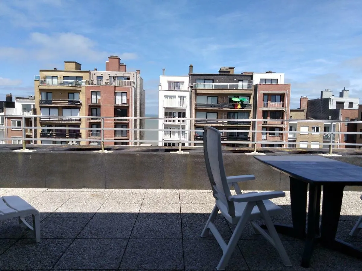 Roof Studio with Large Sun Terrace in Middelkerke Appartement